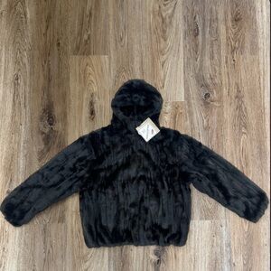 Supreme Black Faux Fur Jacket